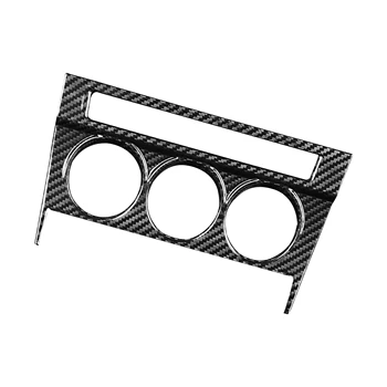 VENSTRESTYRET Bil Styling Ægte Carbon Fiber Dashboard AC klimaanlægget Knop Frame Cover Trim Panel For Toyota GT86 Subaru BRZ 2012-2016