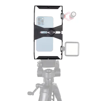 Video Kamera Bur Stabilisator At Lave Film Rig Til Smart Phone Video Rig Mobiltelefon Hånd Greb Beslag Holder Stabilizer