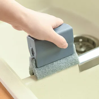 Vindue Vask rensebørste Husarbejde rensebørste Fortykket skuresvamp Børste-Gulvtæppe Hul Clean Tool Decontamina børste