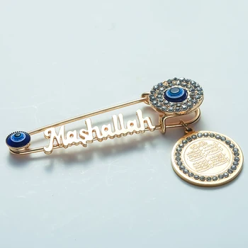 Vintage Mode Religiøse Stil Broche Muslimske Islam Baby Broche Amulet Gave Smykker