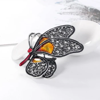 Vintage Mode Rhinestone Farverige Sommerfugl, Et Insekt, Brocher Pin-Kode For Kvinder Gave