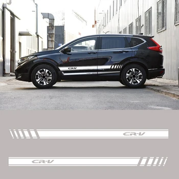 Vinyl Bil Van Klistermærker Side Stribe Døren Lang Decals karrosseri Grafisk Wraps For Honda CR-V 2 Sider CRV 2stk