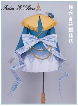 VOCALOID Prinsesse miku 2020 Snow Miku Cosplay Kostume uniform kjole kvindelige