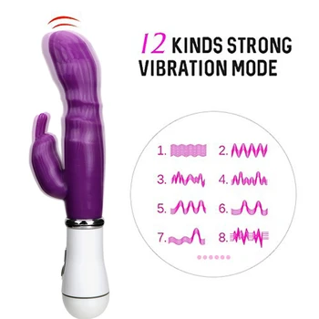 Voksen Legetøj Dildo Vibrator Sex Toy Dobbelt Rod Håndsex Rabbit Vibrator Redskaber Voksen Sex Produkt Vibrator Til Kvinder skeden