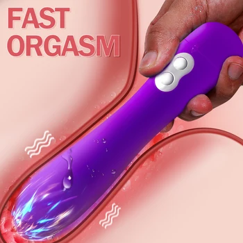 Voksen Sexet Maskine Kraftfuld Vibrator Til Kvinder G Spot Klitoris Stimulator Anal Legetøj Erotisk Massage Af Kvindelige Masturbator Wand
