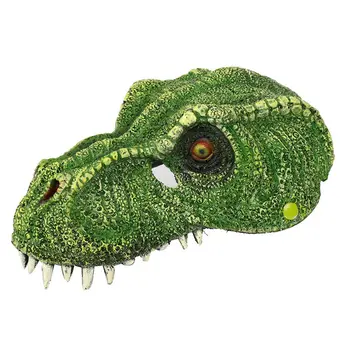 Voksen T-Rex Dinosaur Maske Cosplay PU-Skum Masker Hjelm Maskerade Halloween Fest Kostume, Rekvisitter
