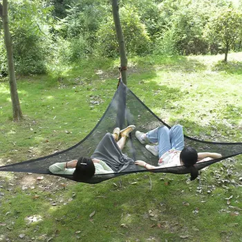 Voksne Trekant Hængekøje Børn Multi-funktionelle Camping Gårdhave Sovende Seng Max Belastning 100 kg