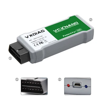 VXDIAG for JLR VCX Nano For JLR SDD V159 for Jaguar/Land Rover WIFI/USB OBD2 Bil Diagnostisk Auto værktøj VCX vxdiag ECU Programmør