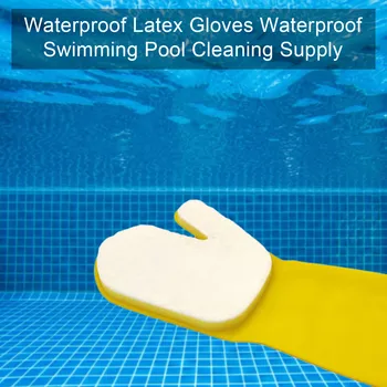 Waterproof Latex Svamp Vandtæt Handske Swimmingpool, Spabade Og Spas Rengøring Handske Svamp, Børste Skuresvampe Levering