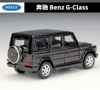 Welly Trykstøbt 1:36 Høj Simulator Benz G-Klasse Pull-Back Bil, SUV Off-Road Model Bil Metal Legering Toy Bil For Børn Gave Samling