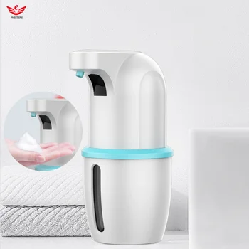 Wetips Vaskemiddel Automatisk Dispenser Skum Pumpe Dispenser Bad Tilbehør Sensor Dispensere Skummende Berøringsfri Skum Sanitizer