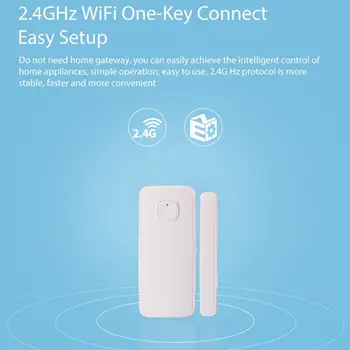 Wifi Dør Og Vindue Sensor Detector Alarm Intelligente Anti-tyveri Intelligent Sensor Vindue Alarm Kobling Og Dør Z5Y3