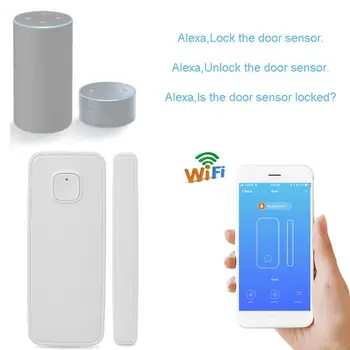 Wifi Dør Og Vindue Sensor Detector Alarm Intelligente Anti-tyveri Intelligent Sensor Vindue Alarm Kobling Og Dør Z5Y3