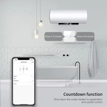 Wifi Kedel Smart Switch Vandvarmer Skifter Stemme Fjernbetjening EU/US Standard Touch-Panel Timer Arbejde Med Alexa, Google Startside