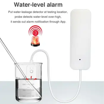 WIFI Vand lækage Alarm Oversvømmelse Detektor Vand Niveau Vand Hjem Alarm Smart Arbejde med Hjem Sensor For Google Fuld Remote Z1F6