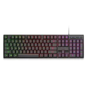Wired Gaming Tastatur 104 Tasterne Gamer Nøgle Bord med Baggrundslys RGB-Tastatur Nye Hot