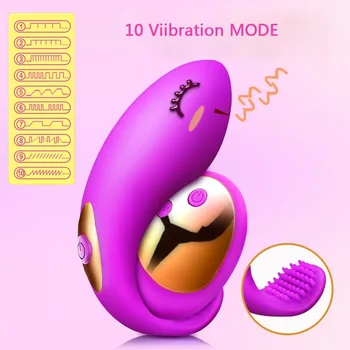 Wireless Remote Silikone Vibrator Æg til Vaginal Motion USB-Genopladelige 10 Speed Klitoris Stimulator Vibrator Sex Legetøj til Kvinder