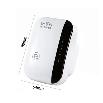 Wireless WiFi Repeater WiFi Extender 300Mbps Router WiFi Signal Forstærker, Wi Fi Booster Lang Række Wi-Fi Repeater adgangspunkt