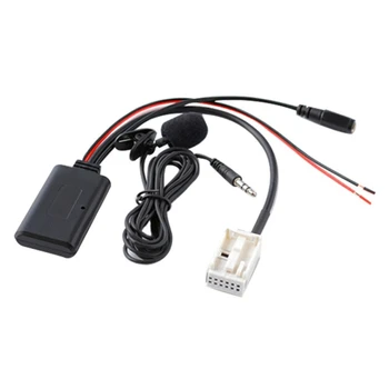 X7AE 12Pin Bluetooth-Modul Trådløs Bil Radio Musik i Stereo Aux Kabel-Adapter Til B MW E60