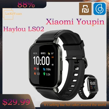 Xiaomi Youpin Haylou Ls02 Smart Watch12 Sport Tilstande Ip68 Vandtæt Smart Band 20 Dage Udholdenhed