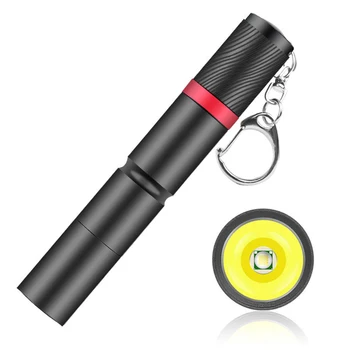 XPE LED Lommelygte Lommelygte Taktisk Lommelygte med Clips, 13,5 CM / 9CM, Håndholdte Pen Light Pocket Fakkel, 3 Tilstande, Vandtæt