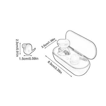 Y30 Bluetooth-Kompatible Trådløse Hovedtelefoner 5.0 Sport Headset Med Charge Box Øretelefoner Håndfri Bærbare 3D Stereo Hovedtelefon