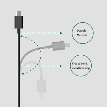 YAEATYPE Micro Usb Oplader Kabel, Usb kabel og Fladskærms-Kablet i Mikro-usb-Kabel Til Xiaomi Redmi Note 6 Pro 4x 6a 5a 4a S2 4 Prime