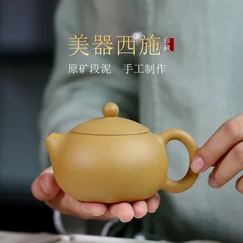Yixing originale mine afsnit mudder lilla ler pot berømte håndlavede Xishi pot Kung Fu te sæt online shop