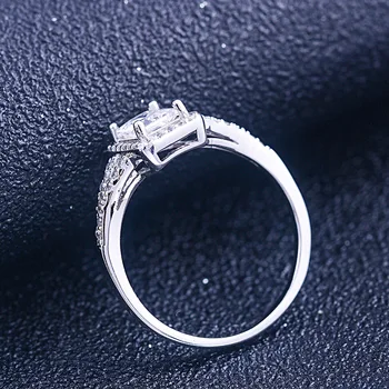 YKD43 925 Sterling Sølv Ring kvinders efterligning ring zircon kvinders ring