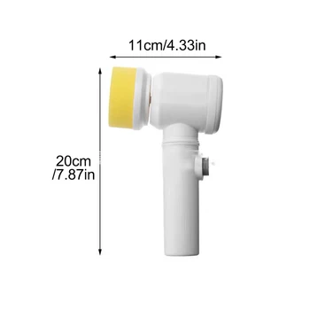 Youpin Elektriske Akku-Værktøj Håndholdte Skrubber Fliser Til Væg-Gulvtæppe Opvask Multifunktionelle Rensebørste 360 Graders Roterbar