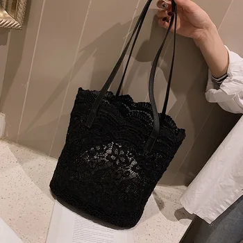 Yuhua 2020 nye mode håndtasker, tendens koreanske version kvinde skuldertaske, høj kapacitet kvinder taske, afslappet lace messenger tasker.