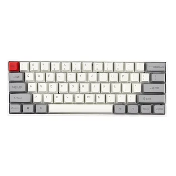 Zealer PBT-Tasterne OEM-Profil Top/Side/Blank Trykt Mekanisk Tastatur Keycap 108 Nøgler Kompatibel med MX GK61/87