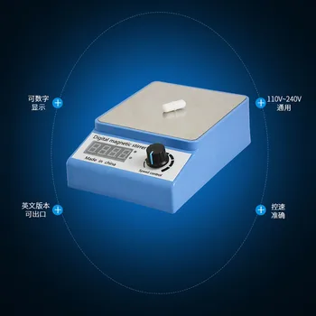 ZGCJ-3A 0-3000RPM Digital Magnetiske Laboratorium Omrører Mixer Plade Kontrol Blender Maskine med Stir Bar 100-240V