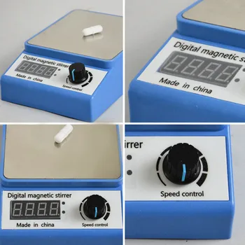 ZGCJ-3A 0-3000RPM Digital Magnetiske Laboratorium Omrører Mixer Plade Kontrol Blender Maskine med Stir Bar 100-240V