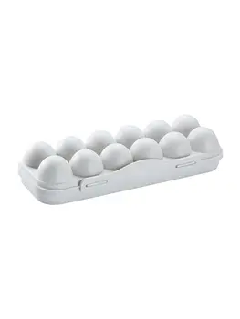 Æg Indehaveren Køleskab Container Køkken Opbevaringsboks Frisk Holde Anti-Kollision