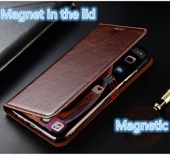 Ægte Læder Telefon Dække Stå Tilfældet For Huawei Honor 20 Lite Magnetiske Telefonen Sagen Kort Holder Til Huawei Honor 20S Flip Cover