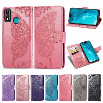 Ære 9X Lite Tilfældet For Huawei Honor 30 Mate 40 Lite Spille 4 Maimang 9 3D Butterfly Læder Flip Wallet Telefon Bevarelse Dække