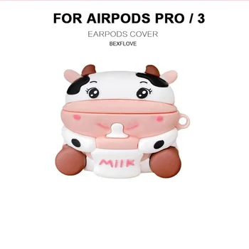Øretelefon Sag For AirPods Pro Tilfælde Sød 3D Tegnefilm Dog Silikone Cover Til Apple Luft Bælg 3 Earpods Høretelefoner Sag Tilbehør Etui