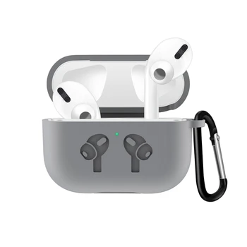Øretelefon Sag Silikone Hud Dække Opladning Morgenkåbe med Spænde for Apple Airpods Pro Trådløse Bluetooth Hovedtelefoner